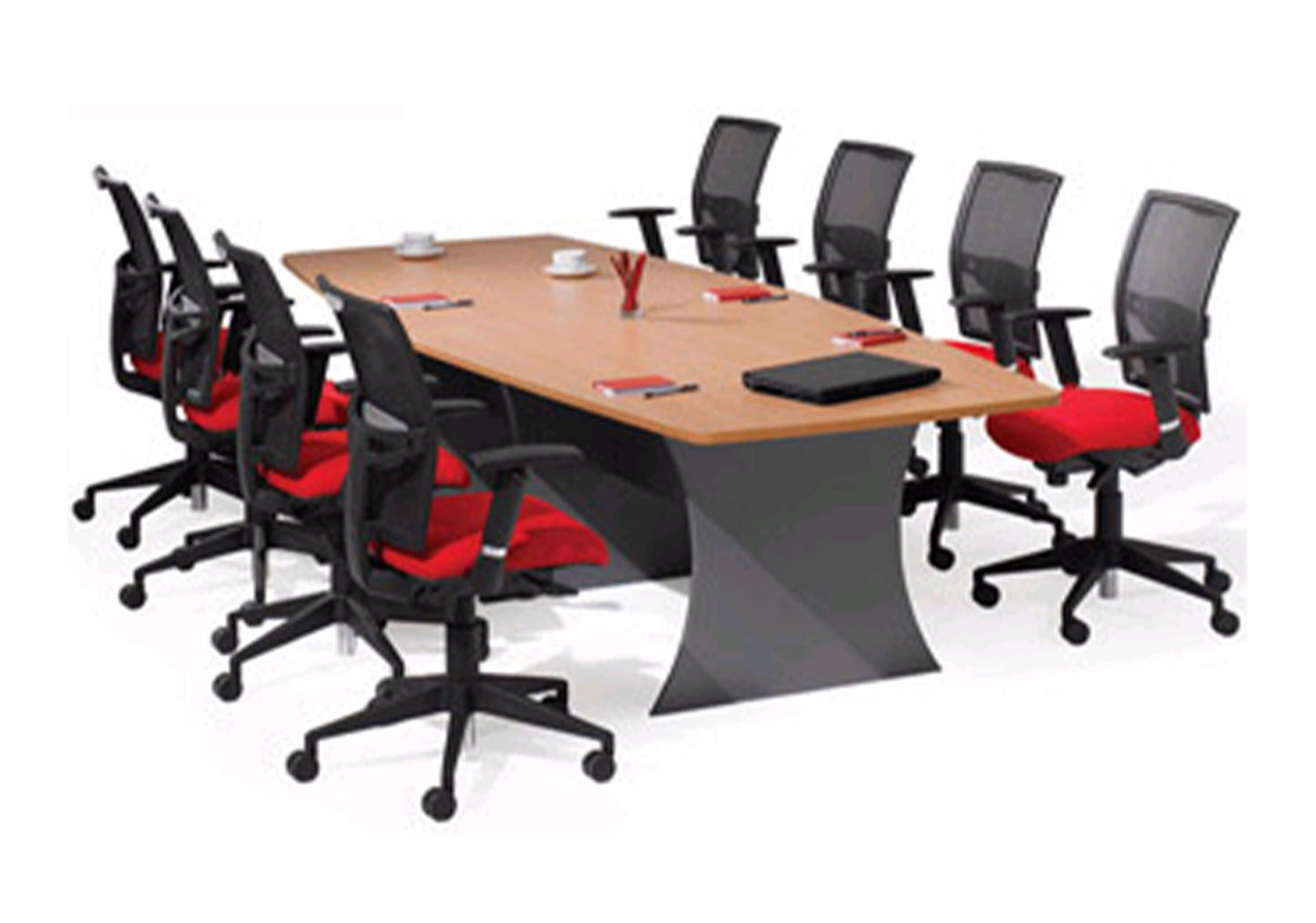 SHIP BOAT SHAPE BOARDROOM TABLE