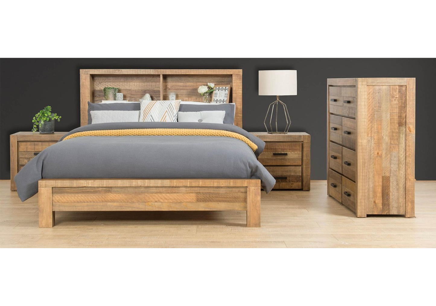 CASSIE 2DRW BEDSIDE TABLE