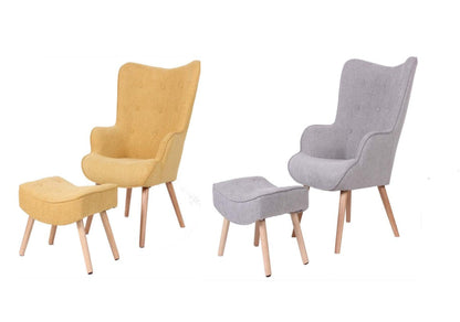 JACOB ACCENT CHAIR & OTTOMAN